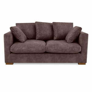 Ciemnobrązowa sofa 175 cm Comfy – Scandic obraz