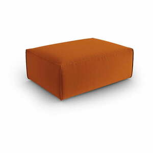 Pomarańczowy aksamitny podnóżek Mackay – Cosmopolitan Design obraz