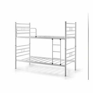 Białe piętrowe łóżko dziecięce 90x190 cm R70 – Kalune Design obraz