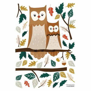 Naklejki dziecięce 30x42 cm Owl Family – Lilipinso obraz