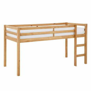Podwyższone łóżko dziecięce z litego drewna sosnowego 90x200 cm Alpi – Støraa obraz