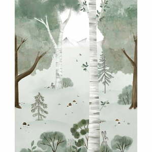 Tapeta dziecięca 200 cm x 248 cm Birch Forest – Lilipinso obraz