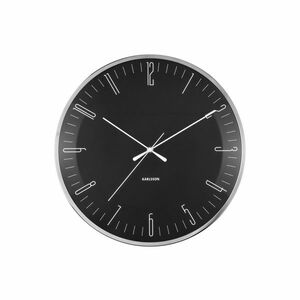 Karlsson KA5754BK Designerski zegar ścienny, 40 cm obraz