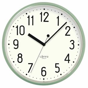 LAVVU Zielony zegar, śr. 29, 5 cm obraz