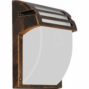 Prezent 39022 Amalfi zewnętrzna lampa ścienna, 1x E27, 60 W, brąz rustykalny obraz