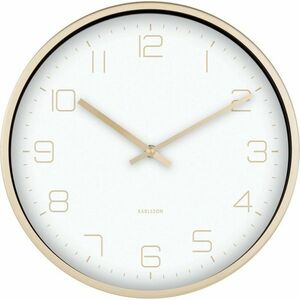 Karlsson 5720WH stylowy zegar ścienny, śr. 30 cm obraz