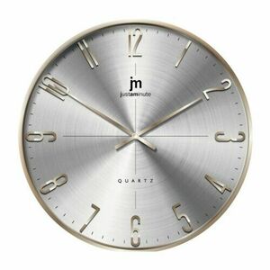Lowell L00885C Designerski zegar ścienny śr. 40 cm obraz