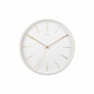 Karlsson 5898WH Designerski zegar ścienny, 35 cm obraz