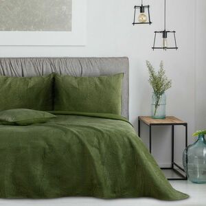 AmeliaHome Narzuta na łóżko Palsha zielony, 220 x 240 cm obraz