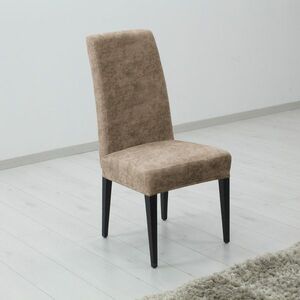 Pokrowiec elastyczny na krzesło ESTIVELLA beżowy, zestaw 2 szt. obraz
