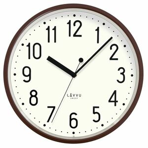 LAVVU Brązowy zegar , śr. 29, 5 cm obraz
