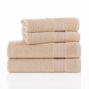 4Home Comfort zestaw ręczników beżowy, 2 szt. 70 x 140 cm, 2 szt. 50 x 100 cm obraz