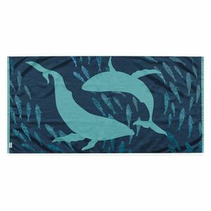 DecoKing Ręcznik plażowy Dolphin, 90 x 180 cm obraz