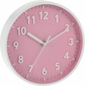 Zegar ścienny Silvia różowy, 20 cm obraz