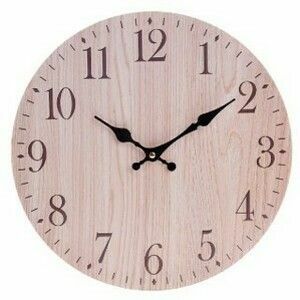 Zegar ścienny Dream, śr. 34 cm, drewno obraz