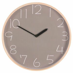 Zegar ścienny Simplex szary, śr. 32 cm, MDF obraz