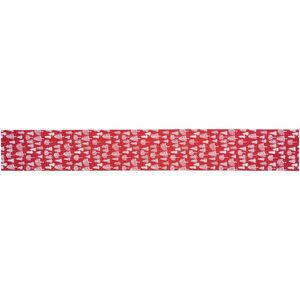 Świąteczna tkanina dekoracyjna Choinki czerwony, 28 x 250 cm obraz