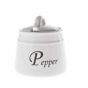 Ceramiczny pojemnik na pieprz Pepper z łyżeczką, 430 ml obraz