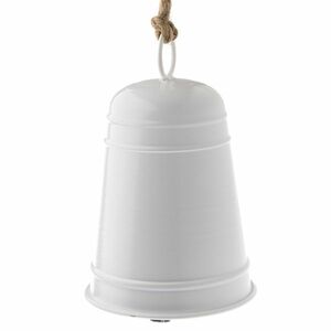 Dzwonek metalowy Ringle biały, 12 x 20 cm obraz