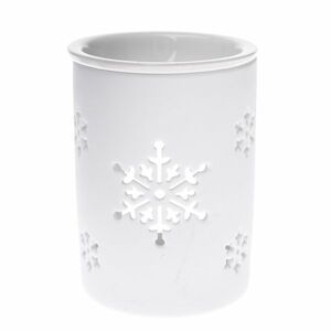 Ceramiczny kominek zapachowy Snowlet biały, 8, 5 x 11, 5 cm obraz