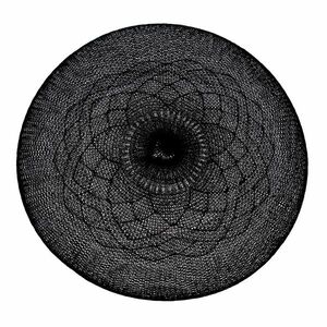 Obrus Mandala czarny, 38 cm obraz