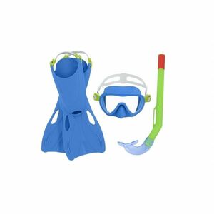 Bestway Zestaw do snorkelingu Lil Flapper -płetwy, okulary, fajka, niebieski obraz