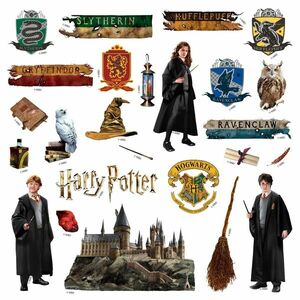 Dekoracja samoprzylepna Harry Potter Hogwart, 30 x 30 cm obraz