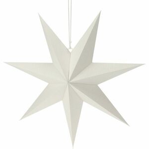 Świąteczna dekoracja papierowa White, gwiazda, 60 x 60 x 1, 5 cm obraz