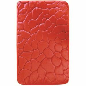 Dywanik łazienkowy z pianką pamięciową Kamienie czerwony, 50 x 80 cm, 50 x 80 cm obraz