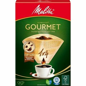 Melitta Filtry do kawy Gourmet 1x4, 80 szt. obraz