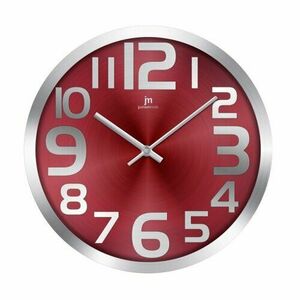 Lowell 14972R Designerski zegar ścienny śr. 29 cm obraz