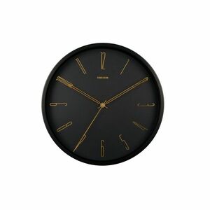 Karlsson 5898BK Designerski zegar ścienny, 35 cm obraz