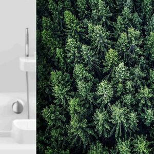 Grund Zasłona prysznicowa Foresta zielony, 180 x 200 cm obraz