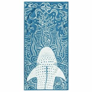 DecoKing Ręcznik plażowy Shark, 90 x 180 cm obraz