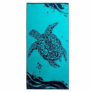 DecoKing Ręcznik plażowy Turtle, 90 x 180 cm obraz