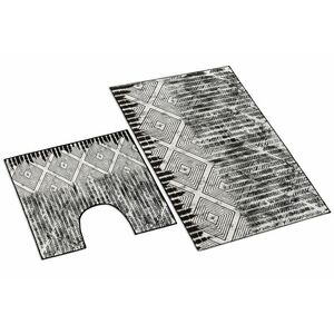 Bellatex Zestaw dywaników łazienkowych Prostokąty 3D, 60 x 100 cm, 60 x 50 cm obraz