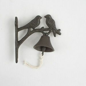 Dzwonek żeliwny Ptaszki, 18, 5 cm obraz