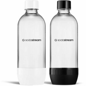 Sodastream Butelka Jet Black&White 2x 1 l, do zmywarki obraz