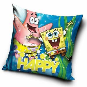 Poszewka na poduszkę SpongeBob i Patryk Zabawa, 40 x 40 cm obraz