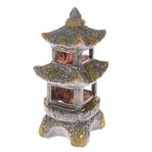 Ceramiczny świecznik na świeczki tea light Pagoda, 9, 5 x 19, 5 x 9 cm obraz