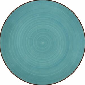 Lamart LT9088 ceramiczny talerz deserowy Happy, śr. 19 cm, niebieski obraz