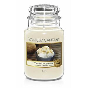Świeca zapachowa Yankee Candle duża Coconut rice cream classic obraz