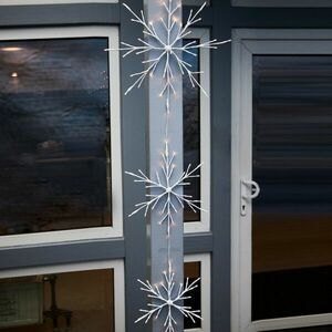Dekoracja świetlna LED "3 płatki śniegu" obraz