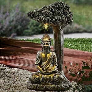 Siedzący Budda pod drzewem obraz