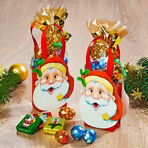 2 torby z prezentami od św. Mikołaja obraz