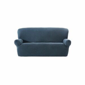 Bi-elastyczny pokrowiec na fotel i sofę z podłokietnikami, geometryczny wzór obraz