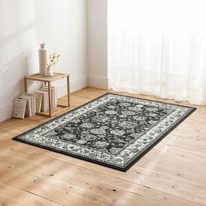 Prostokątny dywan z perskim wzorem obraz