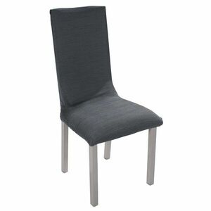 Elastyczny jednokolorowy pokrowiec na krzesło, siedzisko lub siedzisko + oparcie obraz