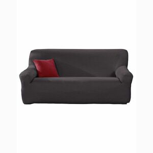 Elastyczny monochromatyczny pokrowiec na fotel i sofę obraz
