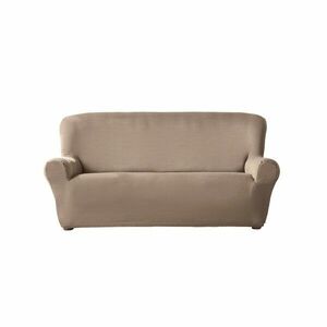 Elastyczny monochromatyczny pokrowiec na fotel i sofę obraz